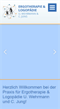 Mobile Screenshot of ergotherapie-logopaedie-wj.de
